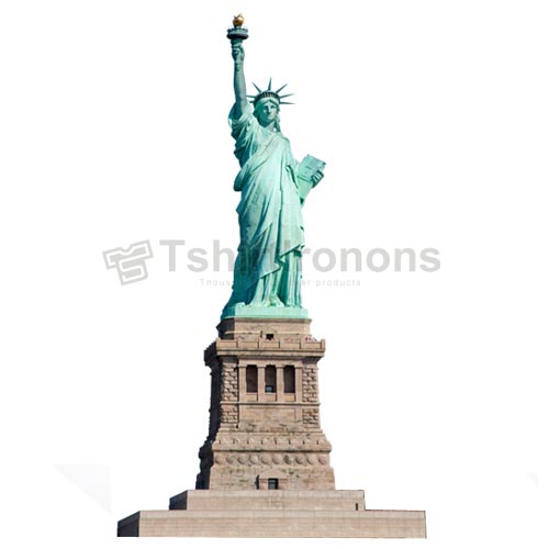 Statue of Liberty T-shirts Iron On Transfers N8088 - Click Image to Close